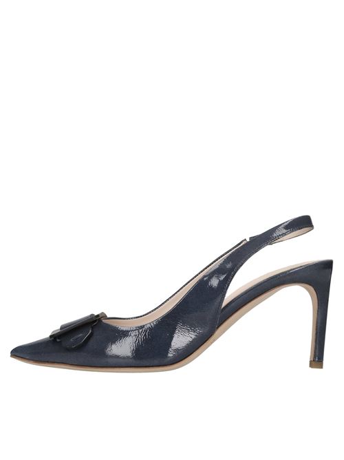 Décolleté slingback in pelle lucida DEL CARLO | 11508 VETROJEANS